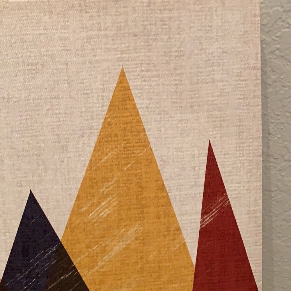 Canvas Abstract Wall Hanging - Picture 2 of 6